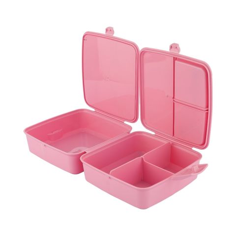 Me Polly Pocket Kız Çocuk Okul Beslenme Saklama Kabı Dört Gözlü Pembe