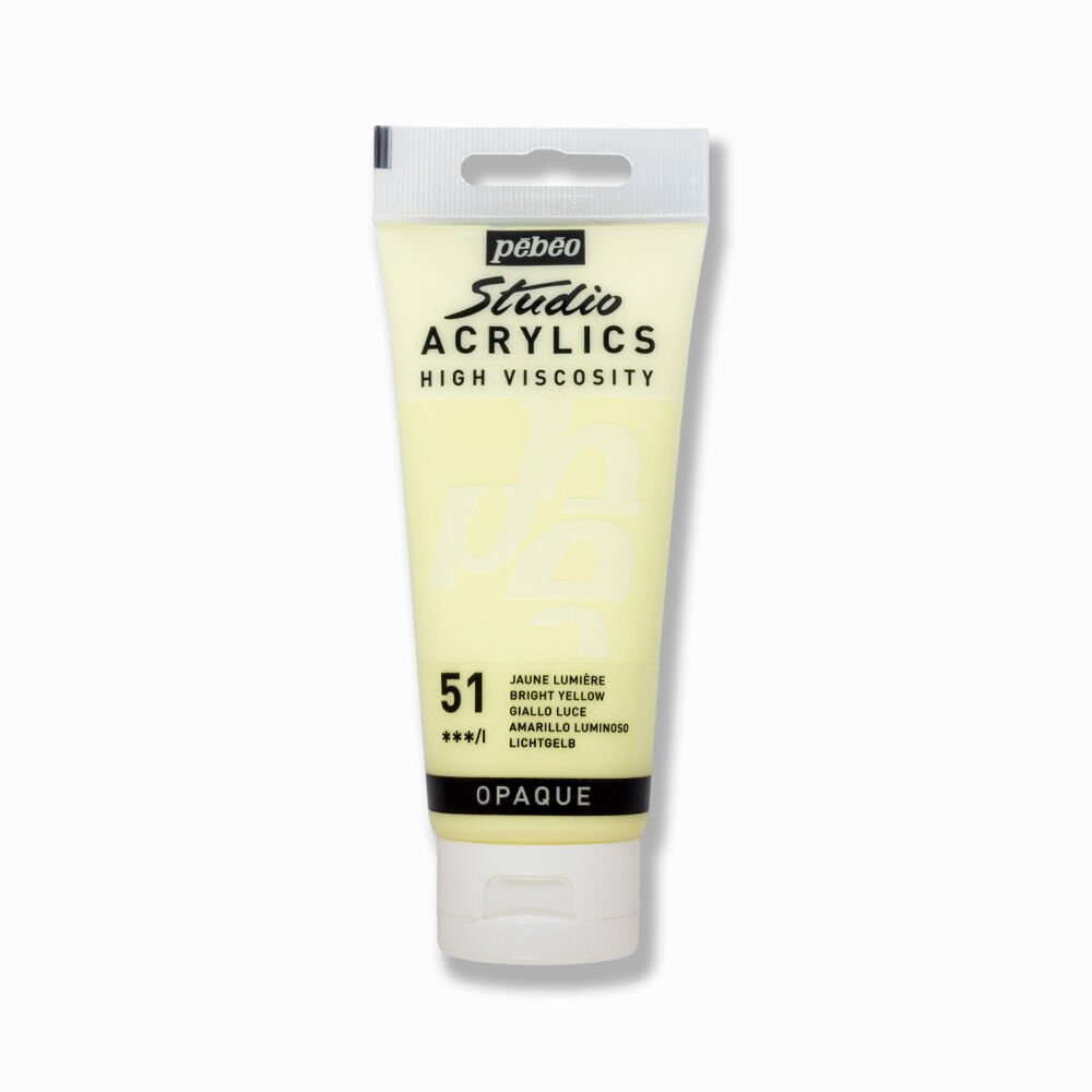 Pebeo Acrylic Studio 100 Ml 51 Bright Yellow