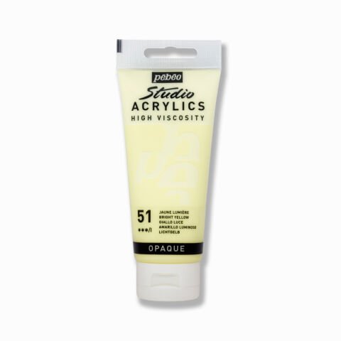 Pebeo Acrylic Studio 100 Ml 51 Bright Yellow