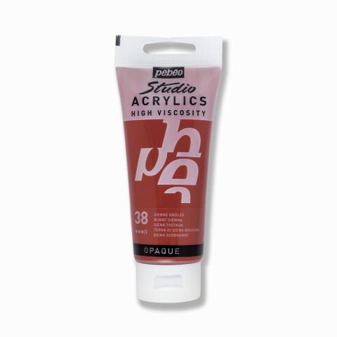 Pebeo Acrylic Studio 100 Ml 38 Burnt Sienna