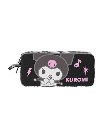 Wiggle Kuromi İki Bölmeli Kalem Çantası Siyah 3159