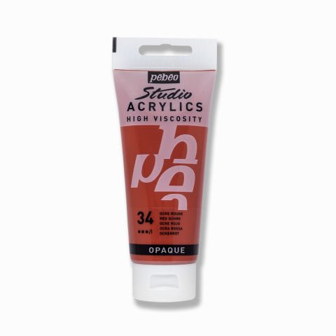 Pebeo Acrylic Studio 100 Ml 34 Red Ochre