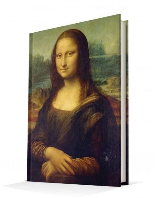 Deffter Art Of World Da Vinci Mona Lisa 96 Yaprak Çizgili Sert Kapak Defter