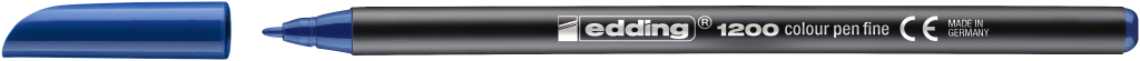Edding 1200 Grafi̇k Kalemi̇ Çeli̇k Mavi̇si̇