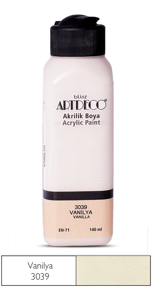 Artdeco Akrilik Boya 140ml Vanilya 3039