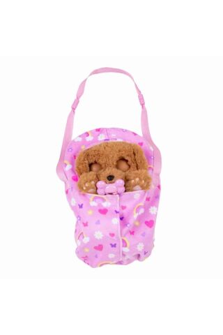 Baby Paws Sesli Yavru Köpek Peluş 20 cm BAW00000 - Cocker Pembe Çanta