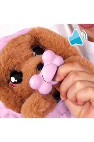 Baby Paws Sesli Yavru Köpek Peluş 20 cm BAW00000 - Cocker Pembe Çanta