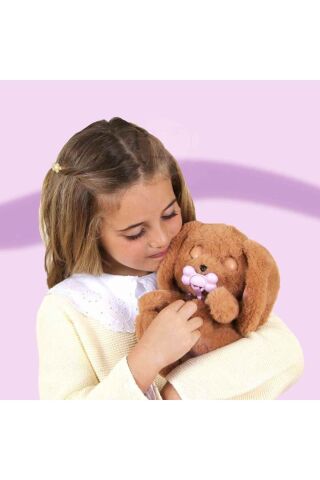 Baby Paws Sesli Yavru Köpek Peluş 20 cm BAW00000 - Cocker Pembe Çanta