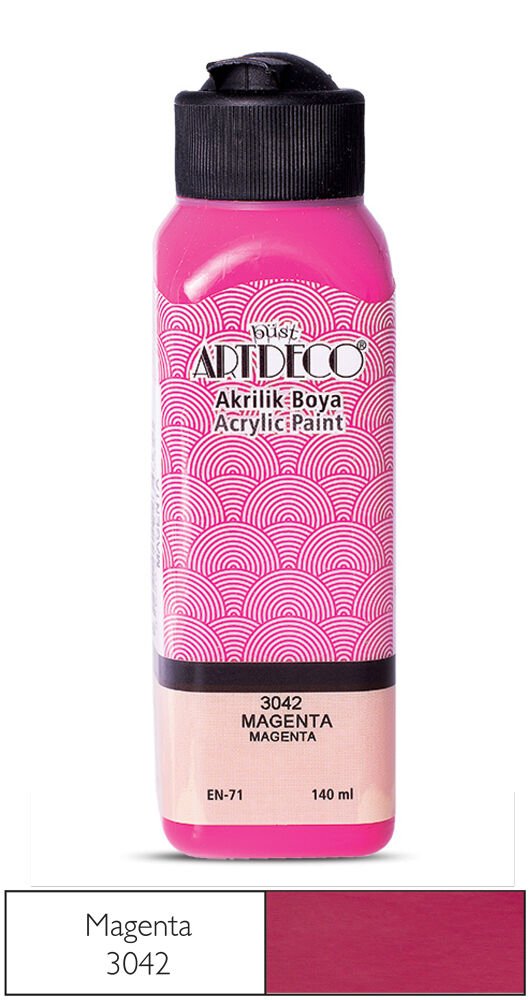Artdeco Akrilik Boya 140ml Magenta 3042