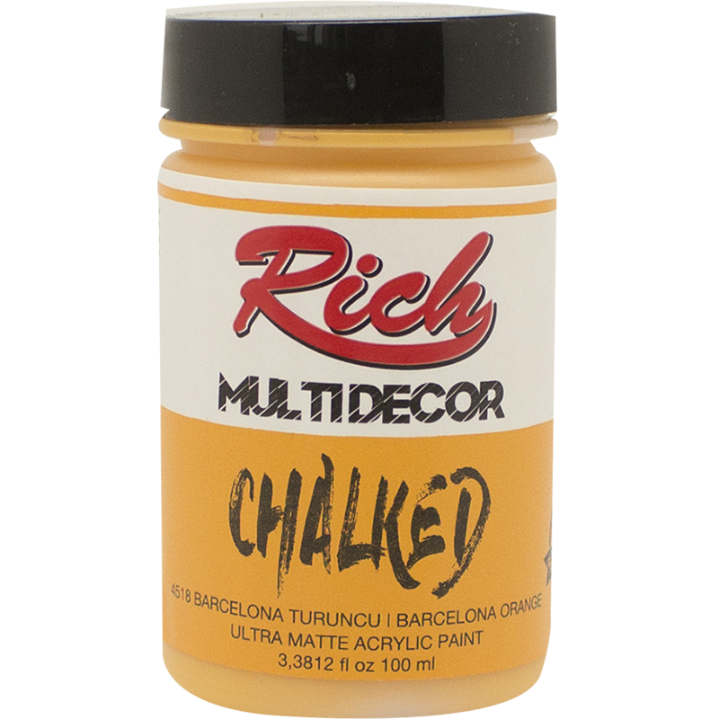 Rich Multi̇ Decor Chalked 100 Cc Barcelona Turuncu
