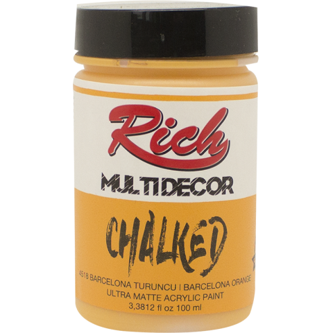 Rich Multi̇ Decor Chalked 100 Cc Barcelona Turuncu