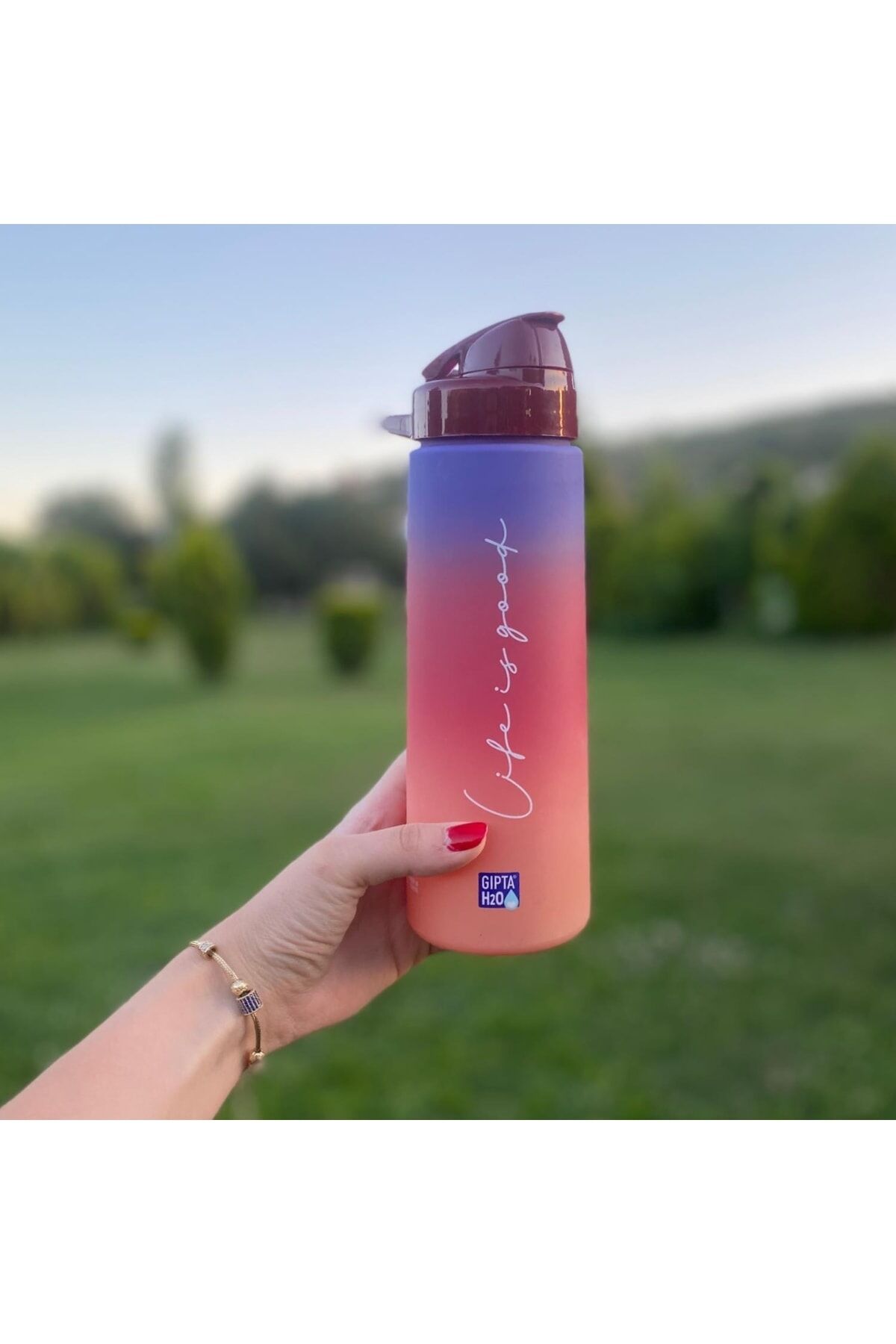 Life Is Good Tritan Matara 730 Ml-630 Cc Kırmzı-mor