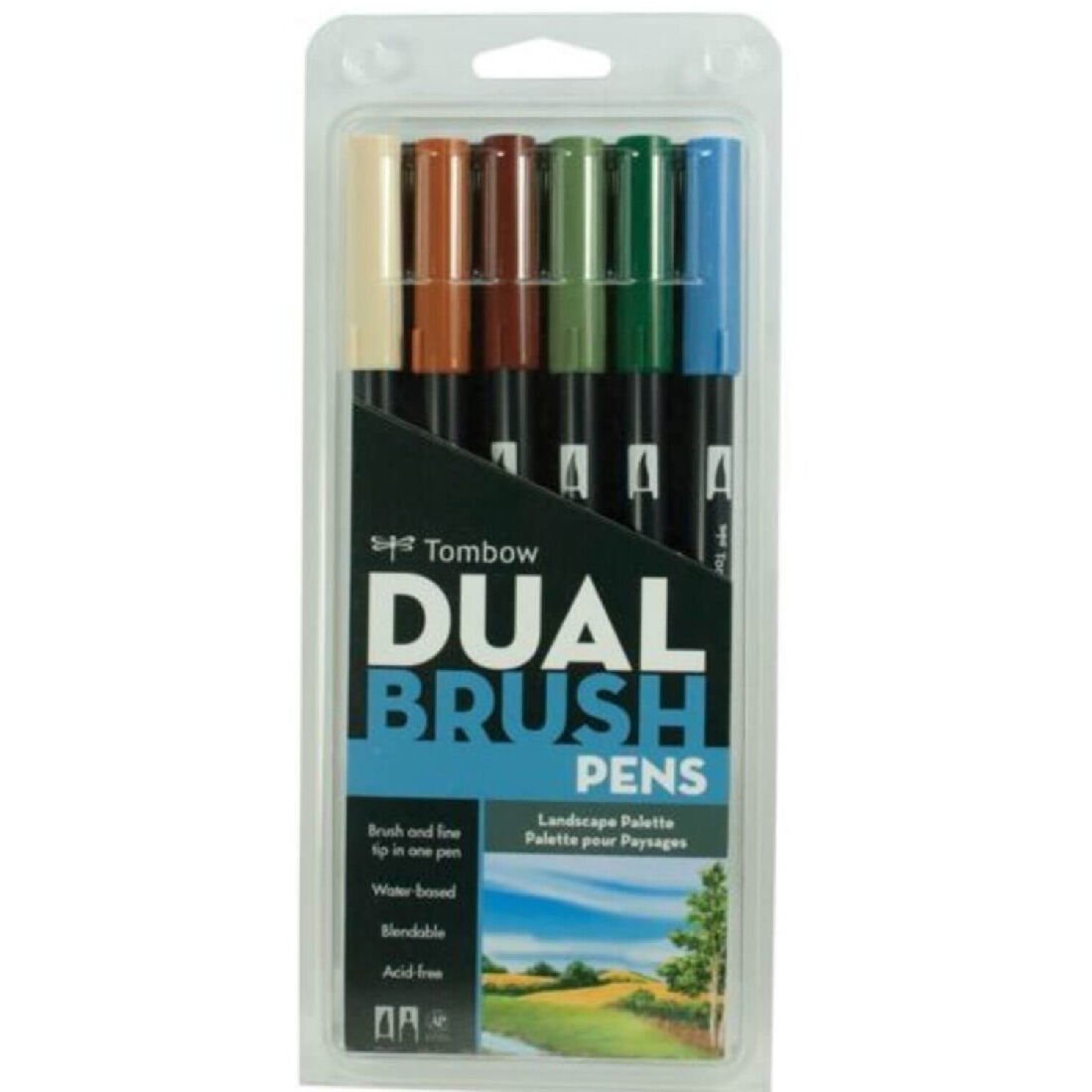 Tombow Dual Brush Pen Set Landscape