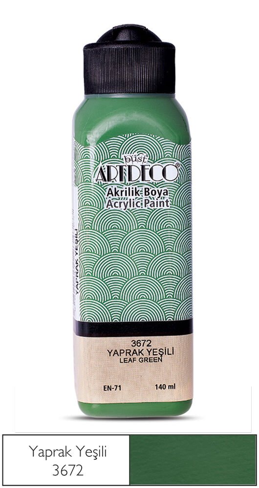 Artdeco Akrilik Boya 140ml Yaprak Yeşili 3672