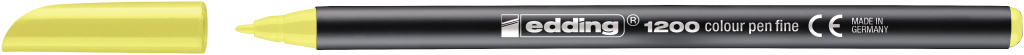 Edding 1200 Grafi̇k Kalemi̇ Fosforlu Sarı