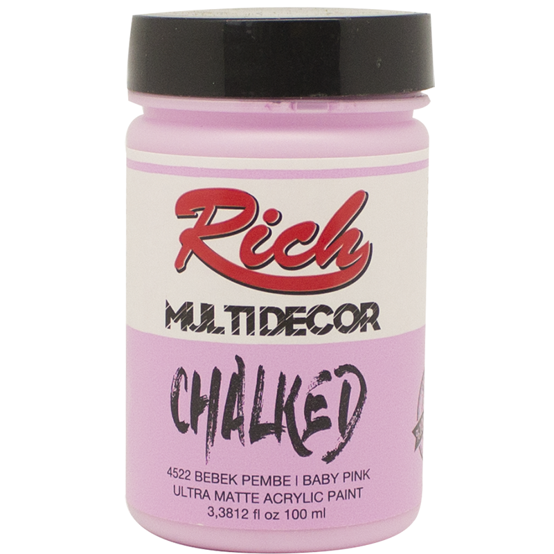 Rich Multi̇ Decor Chalked 100 Cc Bebek Pembe