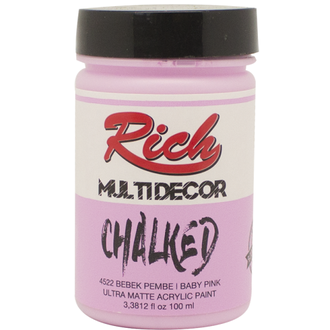 Rich Multi̇ Decor Chalked 100 Cc Bebek Pembe
