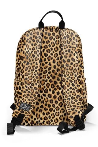 Kahverengi Leopar Desenli 3 lü Okul Çanta Seti SET0123681