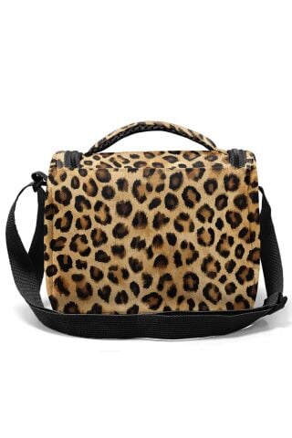 Kahverengi Leopar Desenli 3 lü Okul Çanta Seti SET0123681