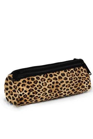 Kahverengi Leopar Desenli 3 lü Okul Çanta Seti SET0123681
