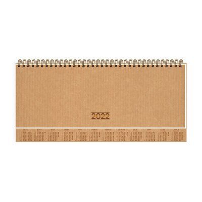 Keskin Color AJ-82 12x33,5 Haftalık Kraft Masa Ajandası Spiralli