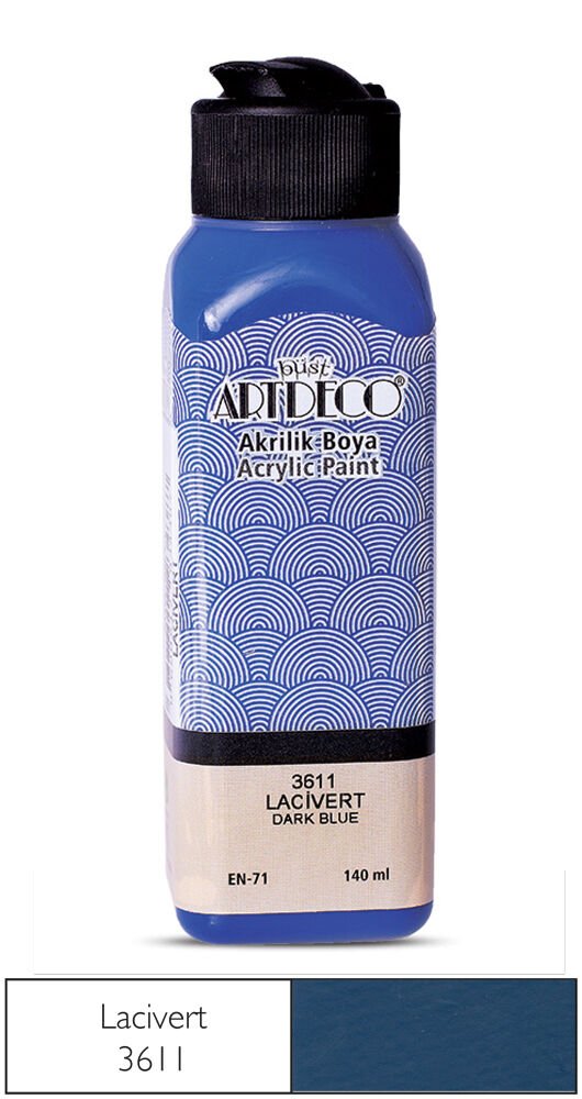 Artdeco Akrilik Boya 140ml Lacivert 3611