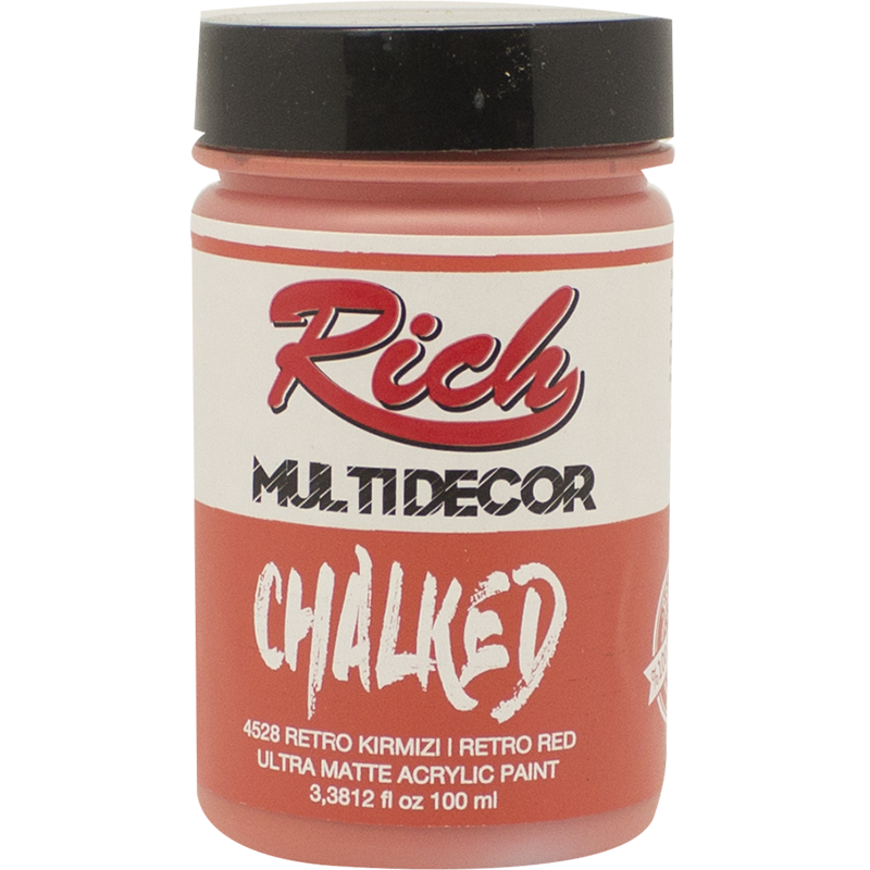 Rich Multi̇ Decor Chalked 100 Cc Retro Kırmızı