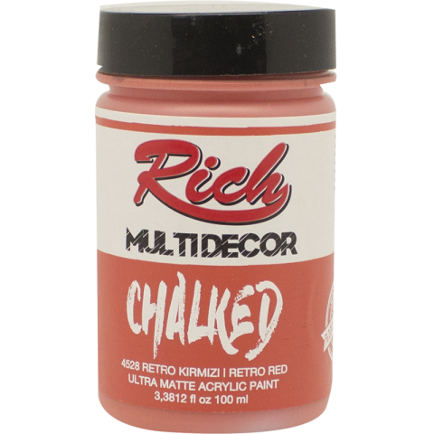 Rich Multi̇ Decor Chalked 100 Cc Retro Kırmızı