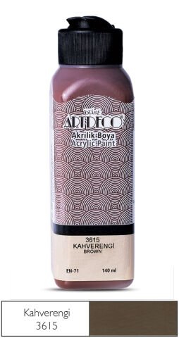 Artdeco Akrilik Boya 140ml Kahverengi 3615