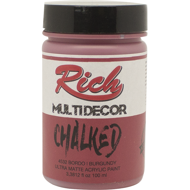 Rich Multi̇ Decor Chalked 100 Cc Bordo