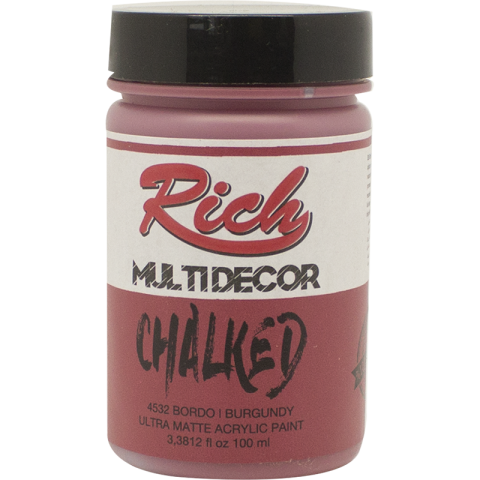 Rich Multi̇ Decor Chalked 100 Cc Bordo