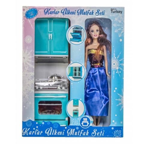 Karlar Ülkesi Bebek ve Mutfak Oyun Seti 02329