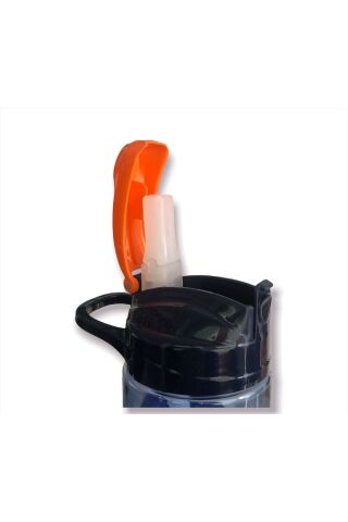Amazon Tritan Pipetli Matara 600ml - Lacivert