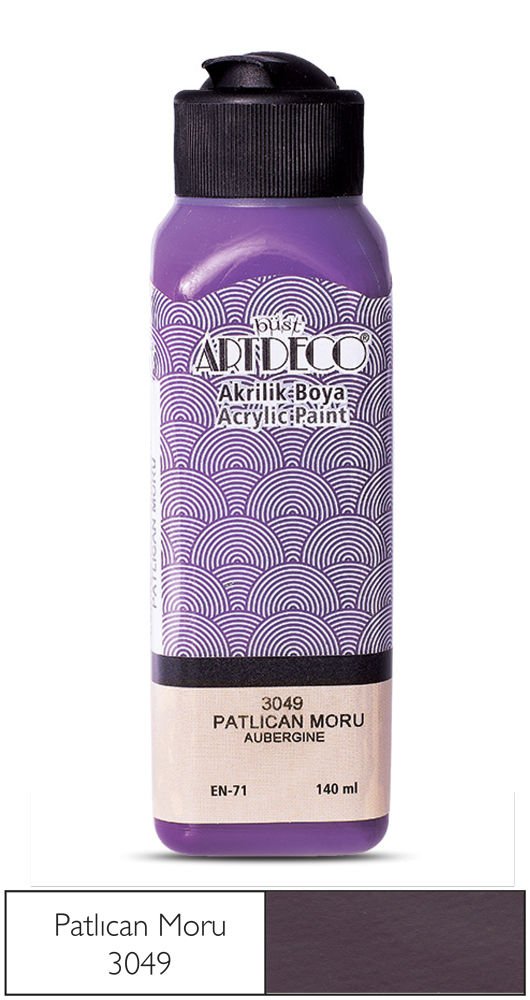 Artdeco Akrilik Boya 140ml Patlıcan Moru 3049