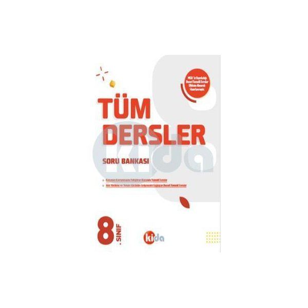 Kida Yayınları 8. Sınıf LGS Tüm Dersler Soru Bankası