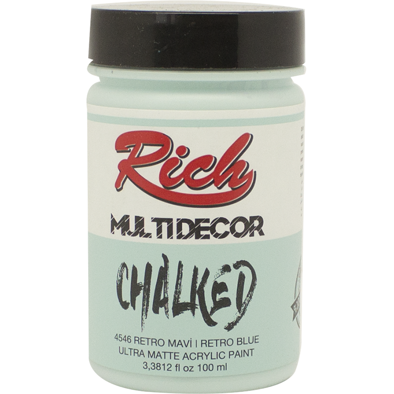 Rich Multi̇ Decor Chalked 100 Cc Retro Mavi