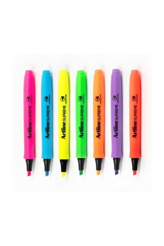 Supreme Highlighter Fosforlu İşaretleme Kalemi Set 7 Renk