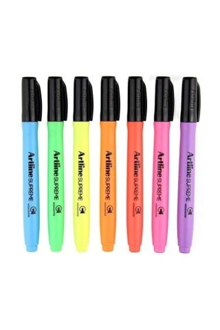 Supreme Highlighter Fosforlu İşaretleme Kalemi Set 7 Renk
