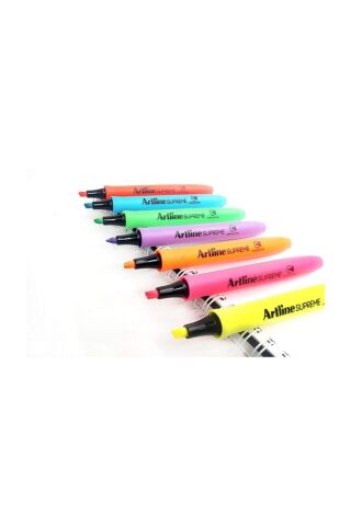 Supreme Highlighter Fosforlu İşaretleme Kalemi Set 7 Renk