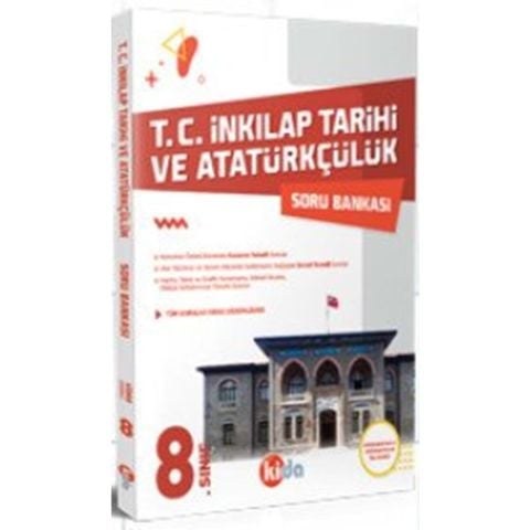 Kida Yayınları 8. Sınıf TC İnkılap Tarihi ve Atatürkçülük Soru Bankası