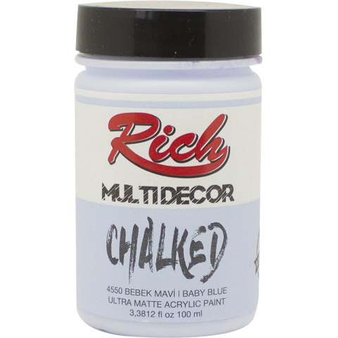 Rich Multi̇ Decor Chalked 100 Cc Bebek Mavi