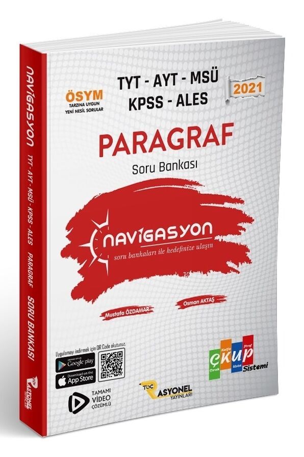 Rasyonel Yayınları Tüm Sınavlar İçin Paragraf Navigasyon Soru Bankası