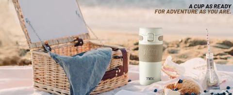Vagonlife TKK T-2001 450ml Paslanmaz Çelik Termos Matara (Black)