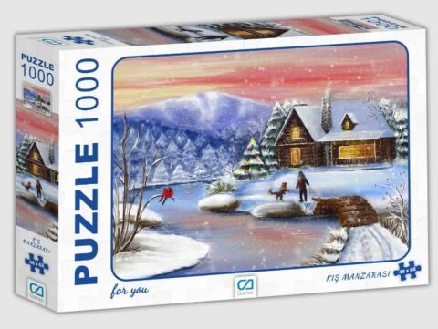 Ca Games 1000 Parça Puzzle Kış Manzarası CA7018