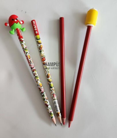 Fatih Meyveler Kurşun Kalem + Kırmızı Kalem + Başlık Seti