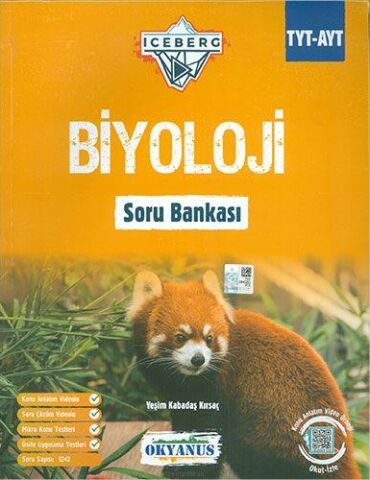 Okyanus Yayınları  TYT-AYT Iceberg  Biyoloji Soru Bankası