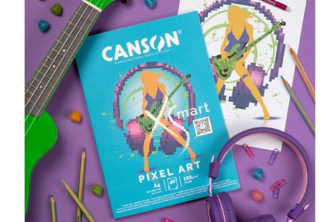 Canson XSMART PIXEL ART A4 120G 40 Sayfa