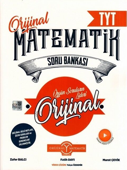 Orijinal Yayınları TYT Orijinal Matematik Soru Bankası
