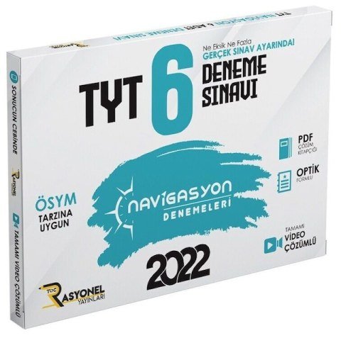 Rasyonel Yayınları TYT Tüm Dersler Navigasyon 6 lı Deneme