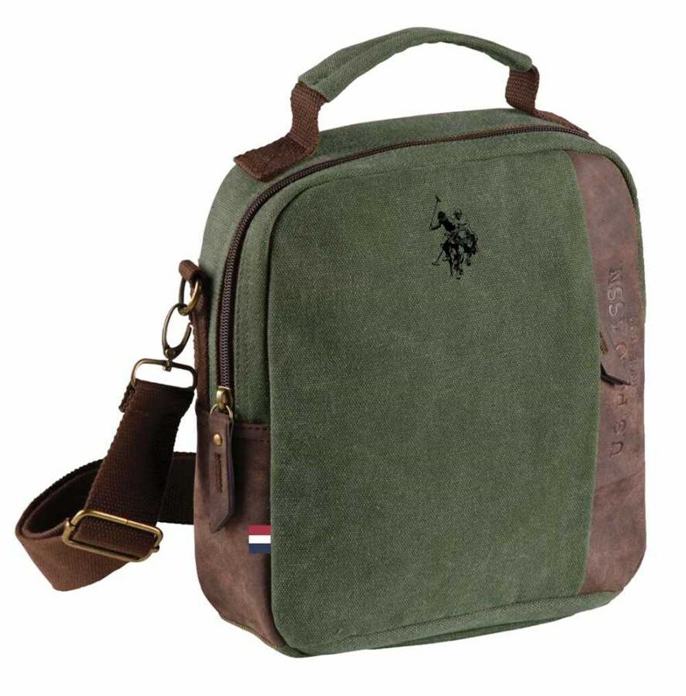U.S. Polo Assn. Evrak Çantası Kanvas Plevr7128 Haki
